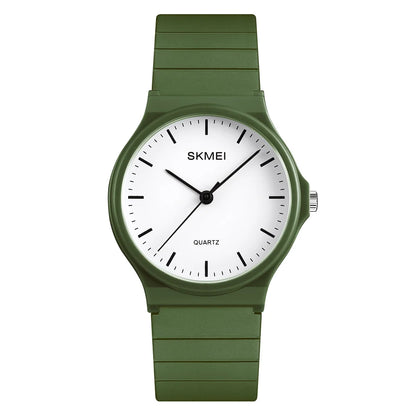 SKMEI 1419 Wristwatches Girls Clock Montre Femme Luxury Women Quartz Watches Fashion Silicone Waterproof Simple Sport Women