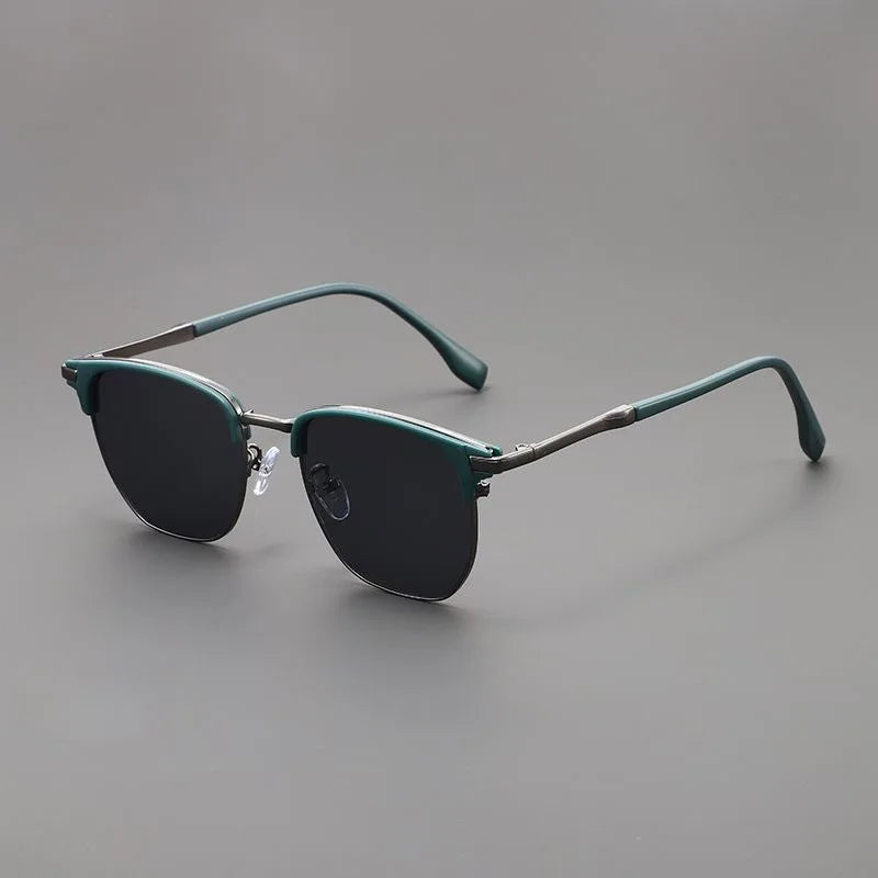 Luxury Square Sunglasses Men Women Brand Designer Trend Alloy Frame Sun Glasses Vintage Gradient Male Female Oculos