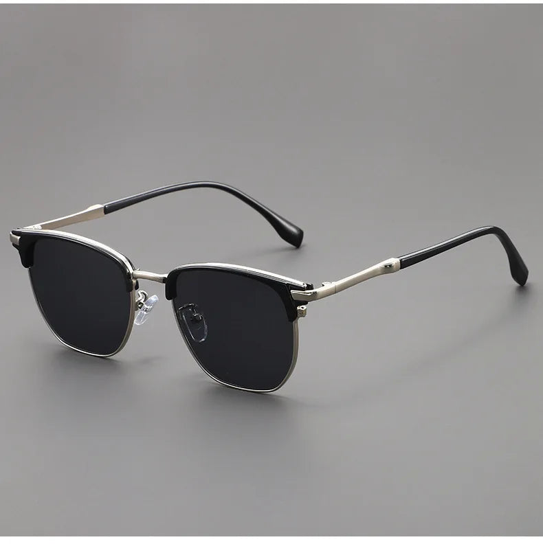 Luxury Square Sunglasses Men Women Brand Designer Trend Alloy Frame Sun Glasses Vintage Gradient Male Female Oculos
