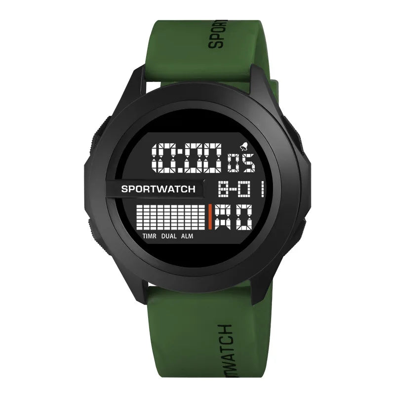 MAYZHISU Men's LED Digital Watch Man Sport Watches Male Electronic Wrist Watch Multifunction Military Sports Watches Clock