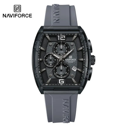 NAVIFORCE Original Watches for Men Waterproof Quartz Wristwatch Silicone Strap Luminous Date Male Watch Casual Reloj Hombre 2025