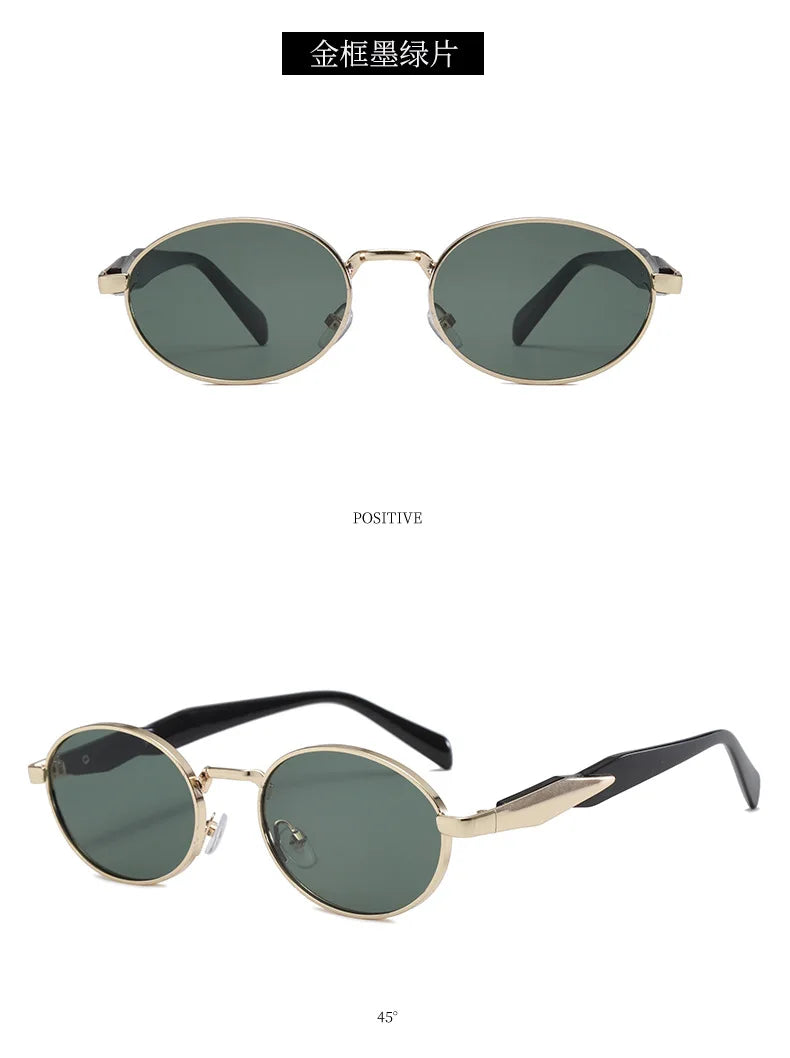Luxury Brand Sunglasses for Men and Women Unisex Fashion Sun Glasses Oval Unisex Stylish Eyewear Shades Round Sunglasses﻿
