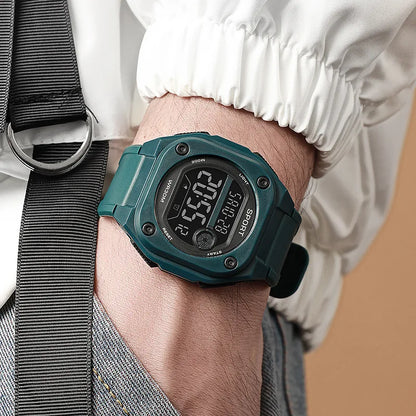 MAYZHISU Men's LED Digital Watch Man Sport Watches Male Electronic Wrist Watch Multifunction Military Sports Watches Clock