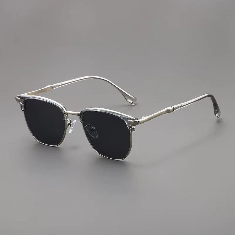 Luxury Square Sunglasses Men Women Brand Designer Trend Alloy Frame Sun Glasses Vintage Gradient Male Female Oculos