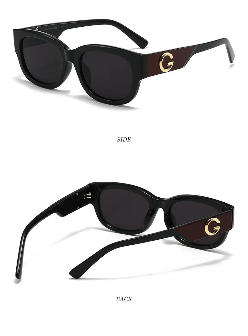 Luxury G Brand Women Sunglasses Stylish Square Men Glasses Trendy Fashion Unisex Designer Eyewear UV400