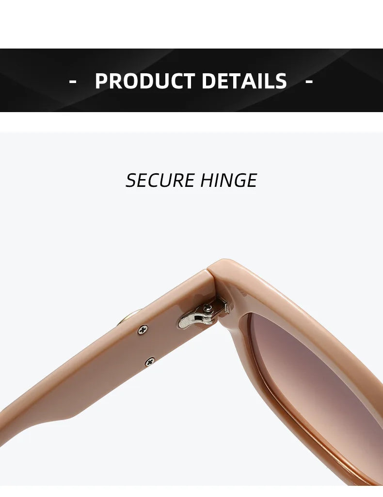 Luxury G Brand Women Sunglasses Stylish Square Men Glasses Trendy Fashion Unisex Designer Eyewear UV400