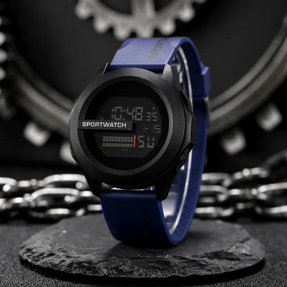 MAYZHISU Men's LED Digital Watch Man Sport Watches Male Electronic Wrist Watch Multifunction Military Sports Watches Clock