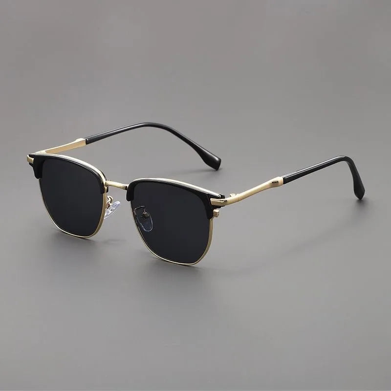 Luxury Square Sunglasses Men Women Brand Designer Trend Alloy Frame Sun Glasses Vintage Gradient Male Female Oculos