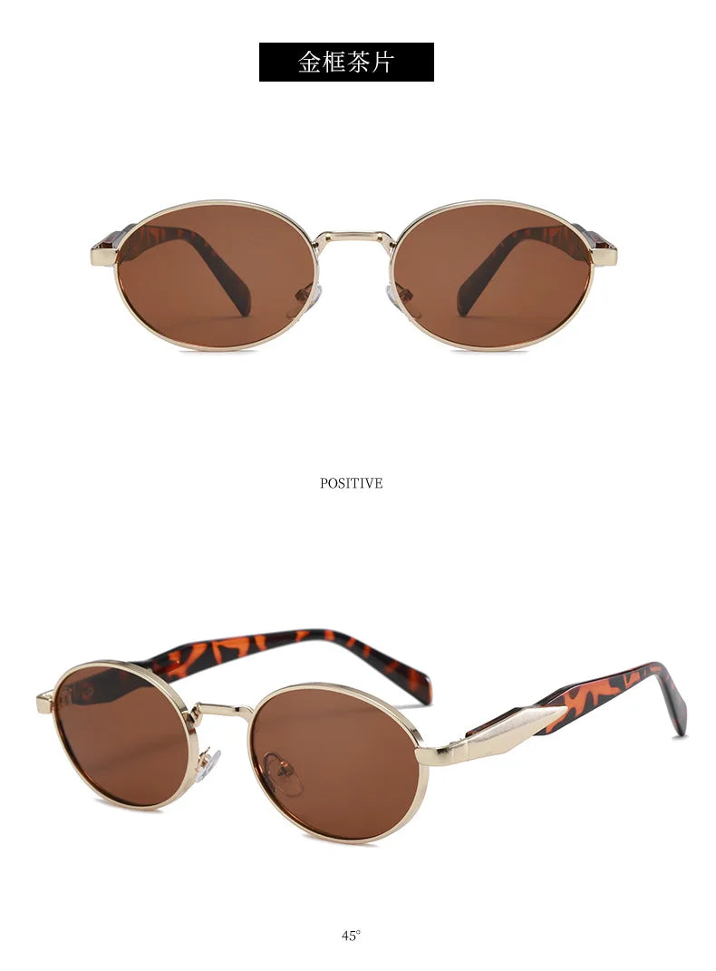 Luxury Brand Sunglasses for Men and Women Unisex Fashion Sun Glasses Oval Unisex Stylish Eyewear Shades Round Sunglasses﻿