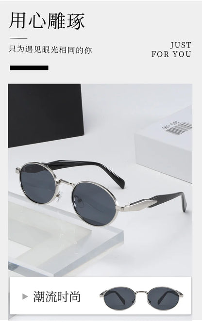 Luxury Brand Sunglasses for Men and Women Unisex Fashion Sun Glasses Oval Unisex Stylish Eyewear Shades Round Sunglasses﻿