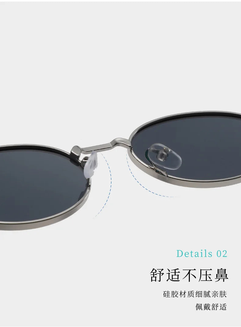 Luxury Brand Sunglasses for Men and Women Unisex Fashion Sun Glasses Oval Unisex Stylish Eyewear Shades Round Sunglasses﻿
