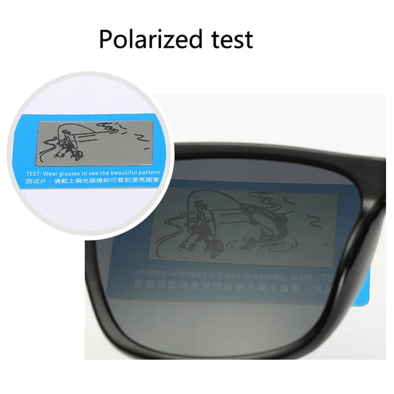 Luxury Square Vintage Polarization Sunglasses for Men Women Fashion Climbing Driving Anti-glare Sun Glasses Male Eyewear UV400